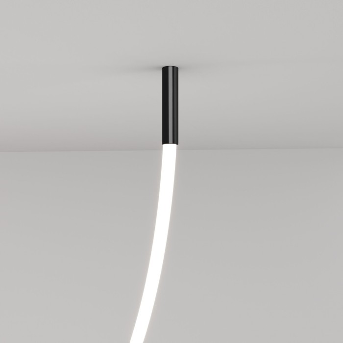 Крепления подвесные для круглого гибкого неона Elektrostandard, Full light 27,5x27,5x123 мм, IP20, цвет чёрный - Фото 1