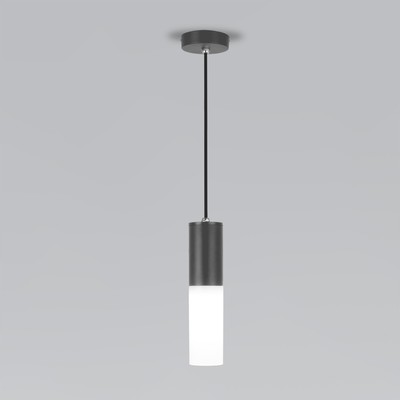 Светильник подвесной Elektrostandard, Glas E27 100x100x600 мм, IP54, цвет серый