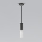 Светильник подвесной Elektrostandard, Glas E27 100x100x600 мм, IP54, цвет серый - Фото 2