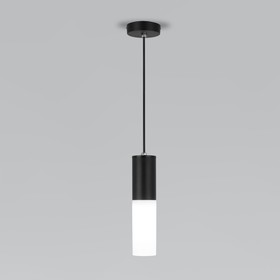 Светильник подвесной Elektrostandard, Glas E27 100x100x600 мм, IP54, цвет чёрный