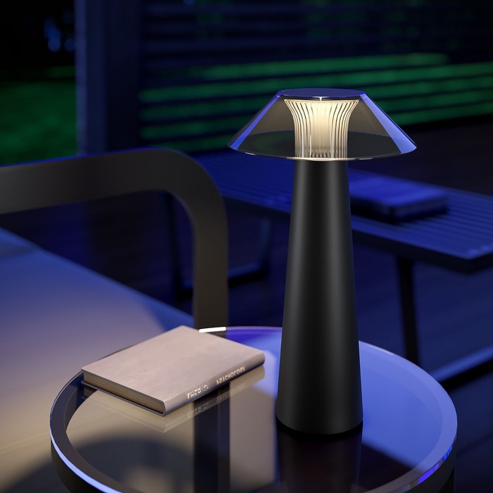 Светильник настольный Elektrostandard, Future LED 4 Вт, 158x158x282 мм, IP44, цвет чёрный - Фото 1