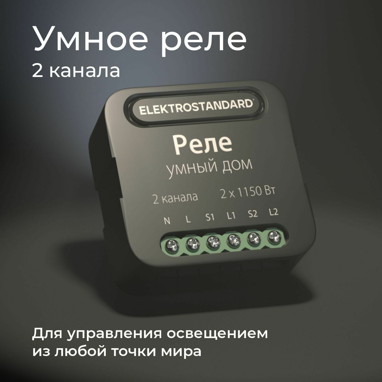 Реле Wi-fi Elektrostandard, 46x18x46 мм, IP20, цвет чёрный (a059326) -  Купить по цене от 2 379.00 руб. | Интернет магазин SIMA-LAND.RU