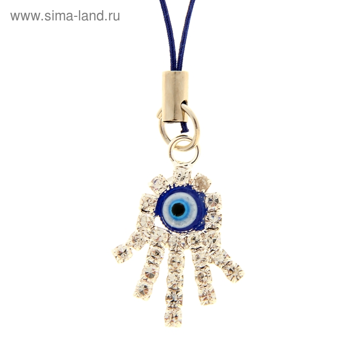Подвеска д/сот глазки "Блестящая рука" - Фото 1
