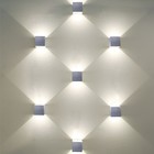 Подсветка архитектурная Elektrostandard, Winner LED 6 Вт, 100x100x100 мм, IP54, цвет алюминий - Фото 3