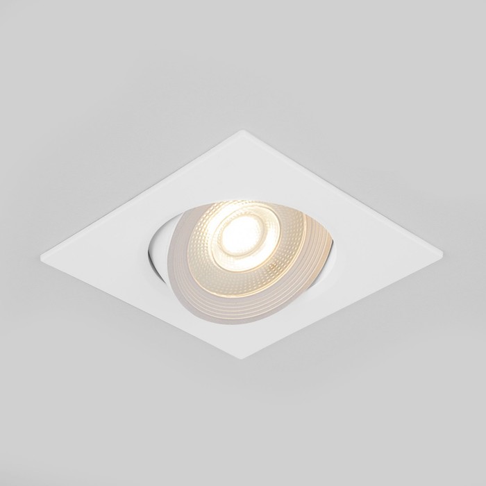 Светильник потолочный акцентный Elektrostandard, Plasti LED 6 Вт, 90x90 мм, IP20, цвет белый - Фото 1