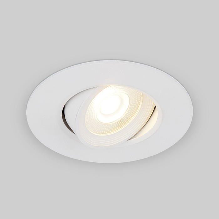 Светильник потолочный акцентный Elektrostandard, Plasti LED 6 Вт, 90x90x2 мм, IP20, цвет белый - Фото 1
