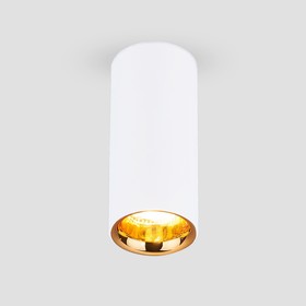 Светильник потолочный акцентный (спот) Elektrostandard, DLR030 LED 12 Вт, 55x55x120 мм, IP20, цвет белый матовый/золото