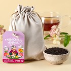 Чай чёрный «Любимой бабушке» в подарочном мешочке, вкус: ваниль и карамель, 100 г. - фото 320736130