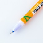 Ручка пластик пиши-стирай с колпачком «Счастливая ручка», синяя паста, гелевая 0,5 мм - Фото 4