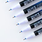 Ручка пластик пиши-стирай с колпачком «Гонка», синяя паста, гелевая 0,5 мм - Фото 2