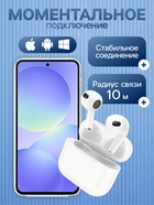 Наушники беспроводные Hoco EW43, TWS, вкладыши, Bluetooth 5.3, 40/300 мАч, белые - Фото 2