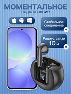 Наушники беспроводные Hoco EW32, TWS, вкладыши, Bluetooth 5.3, 30/300 мАч, шумоподавление, чёрные - Фото 3