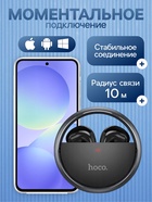Наушники беспроводные Hoco EW23, TWS, вкладыши, Bluetooth 5.3, 30/250 мАч, серые - Фото 2