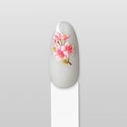 Наклейки для ногтей «Сакура», объёмные, цвет розовый/белый - Фото 5