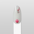 Наклейки для ногтей «Сакура», объёмные, цвет розовый/белый - Фото 6