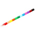 Карандаш восковой «Яркие впечатления» 12 цветов - Фото 3