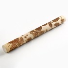 Скалка деревянная с узорами «Шишки» для выпечки, 30 см - фото 8048393