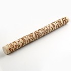 Скалка деревянная с узорами «Цветочный луг» для выпечки, 30 см - фото 9292747
