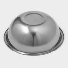 Миска Доляна, 3.2 л, d=26 см, толщина 0.3 мм, нержавеющая сталь, хромированная - Фото 3