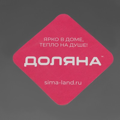 Поднос овальный из нержавеющей стали Доляна, 30×20 см, серебристый