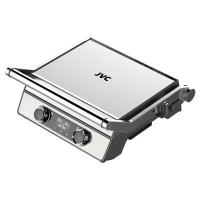 Гриль jvc JK-GR318 электрический, 2200 Вт , антипригарное покрытие, 30х23 см