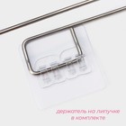 Салфетки в рулоне многоразовые безворсовые в наборе с держателем Доляна, 100 шт., 20×20 см, белые - Фото 4