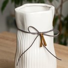 Ваза «Блез», h=26.5 см, керамика, белая - Фото 2