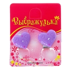 Серьги-клипсы детские "Выбражулька" сердце, цвет МИКС - Фото 1