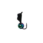 Мормышка Столбик чёрный, белый глаз + шар хамелеон, вес 0.9 г - Фото 2