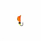 Мормышка Жук оранжевый, чёрная полоска + бисер, вес 0.6 г - Фото 2