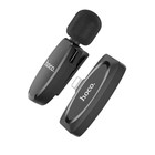 Портативный микрофон Hoco L15, беспроводной, 70 мАч, Lightning, чёрный - Фото 2