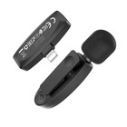 Портативный микрофон Hoco L15, беспроводной, 70 мАч, Lightning, чёрный - Фото 3