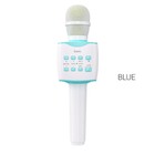 Микрофон для караоке Hoco BK5, 5 Вт, 1200 мАч, BT5.0, microSD, USB, коррекция голоса, синий - Фото 2