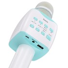 Микрофон для караоке Hoco BK5, 5 Вт, 1200 мАч, BT5.0, microSD, USB, коррекция голоса, синий - Фото 3