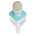 Микрофон для караоке Hoco BK5, 5 Вт, 1200 мАч, BT5.0, microSD, USB, коррекция голоса, синий - Фото 4