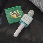 Микрофон для караоке Hoco BK5, 5 Вт, 1200 мАч, BT5.0, microSD, USB, коррекция голоса, синий - Фото 5