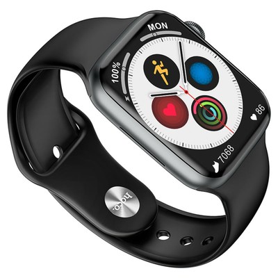 Смарт-часы Hoco Y1, 1.91", 240×285, IP68, BT5.0, 230 мАч, GPS, чёрные