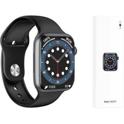 Смарт-часы Hoco Y1, 1.91", 240×285, IP68, BT5.0, 230 мАч, GPS, чёрные