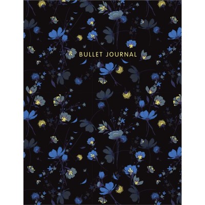 Блокнот в точку «Bullet Journal. Полночные цветы», 144 л.