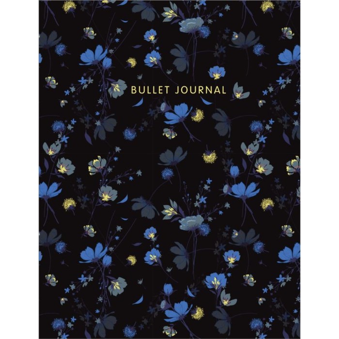Блокнот в точку «Bullet Journal. Полночные цветы», 144 л. - Фото 1