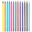 Карандаши цветные 12 цветов + чернографитный карандаш "Эльза", Холодное сердце - фото 7903912
