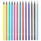 Цветные карандаши, 12 цветов, трехгранные, Минни Маус и Единорог - Фото 4