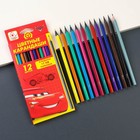 Карандаши цветные 12 цветов + чернографитный карандаш "Тачки", Тачки - фото 7903941