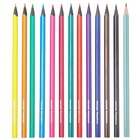 Цветные карандаши, 12 цветов, трехгранные, Синий трактор - Фото 4