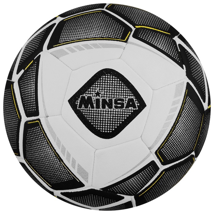 Мяч футбольный MINSA, микрофибра, машинная сшивка, 32 панели, р. 5 - фото 1928396166