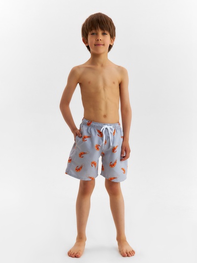 Плавки купальные для мальчика KAFTAN «Креветки», серые, рост 122-128 см