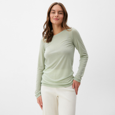 Лонгслив женский KAFTAN: Basic line, оливковый, размер 44-46