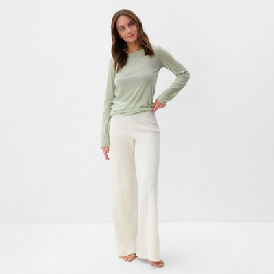 Лонгслив женский KAFTAN: Basic line, оливковый, размер 50-52