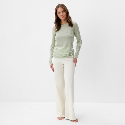 Лонгслив женский KAFTAN: Basic line, оливковый, размер 50-52