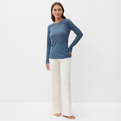 Лонгслив женский KAFTAN: Basic line, синий, размер 50-52